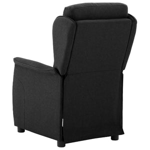 Schwarzer Liegestuhl Polyester