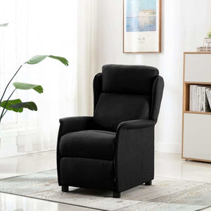 Schwarzer Liegestuhl Polyester