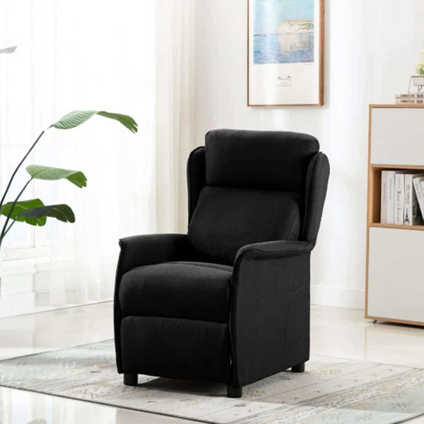 Schwarzer Liegestuhl Polyester