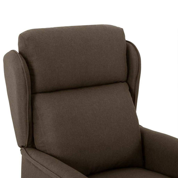 Brauner Polyester Liegestuhl
