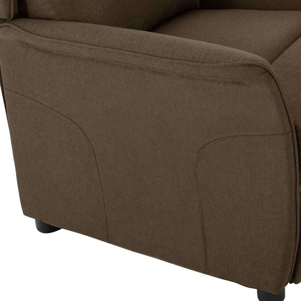 Brauner Polyester Liegestuhl