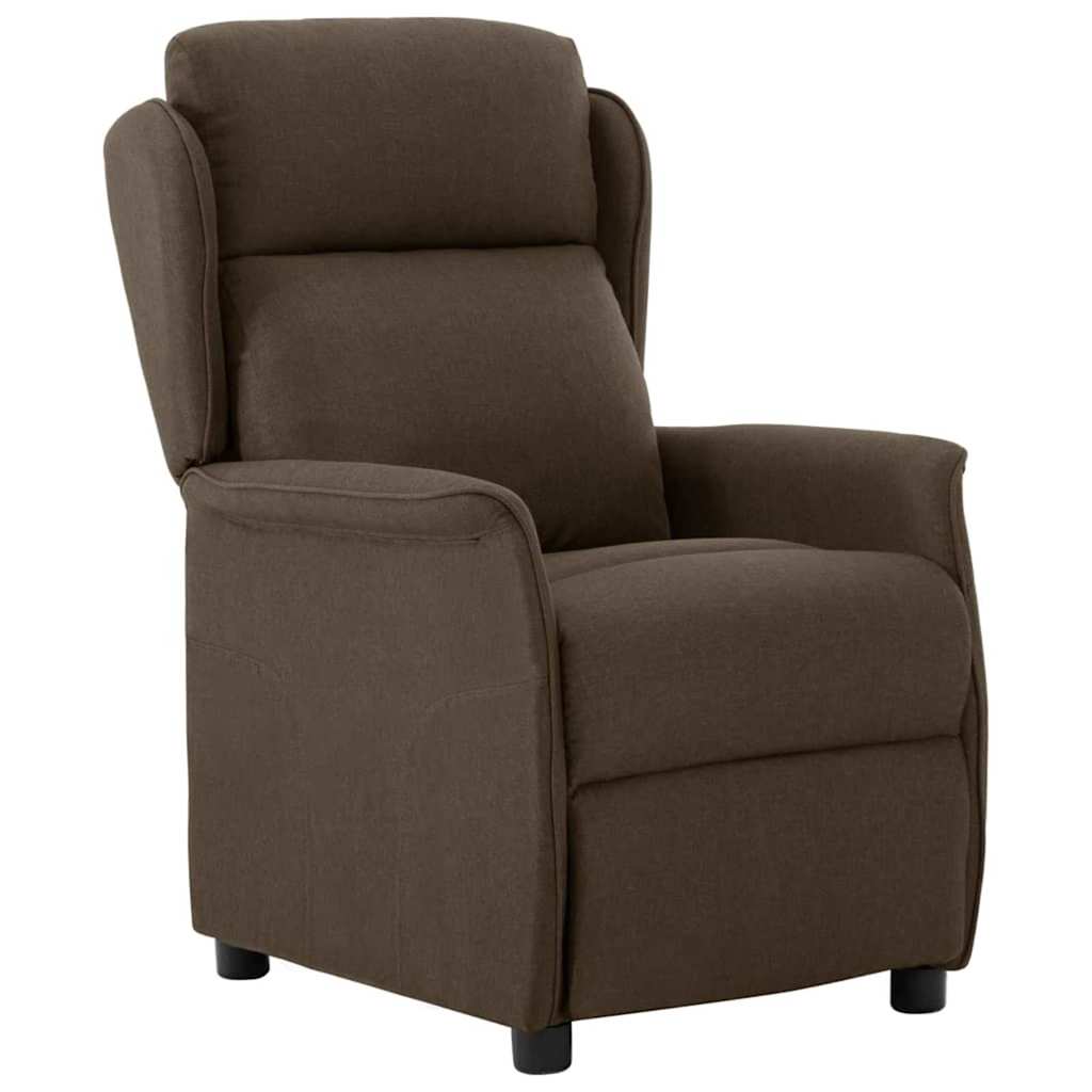 Brauner Polyester Liegestuhl