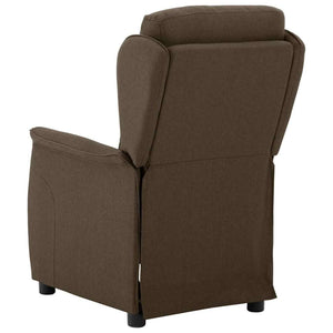 Brauner Polyester Liegestuhl