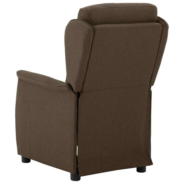 Brauner Polyester Liegestuhl