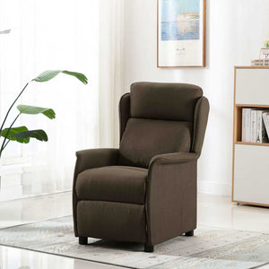 Brauner Polyester Liegestuhl