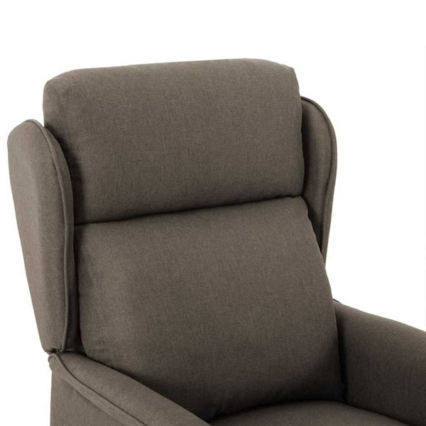 vidaXL Chaise longue taupe 66,5 x 94 x 101,5 cm polyester