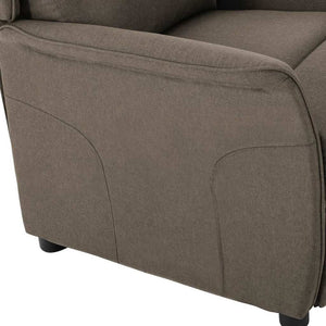 vidaXL Chaise longue taupe 66,5 x 94 x 101,5 cm polyester