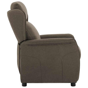 vidaXL Chaise longue taupe 66,5 x 94 x 101,5 cm polyester