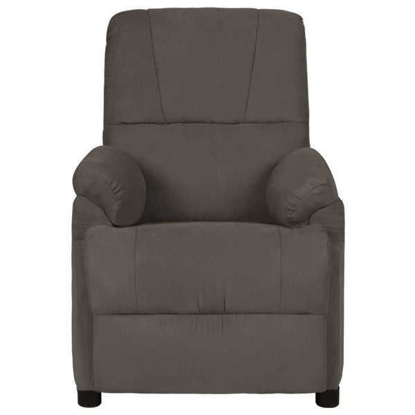 Massagesessel Dunkelgrau Mikrofaser