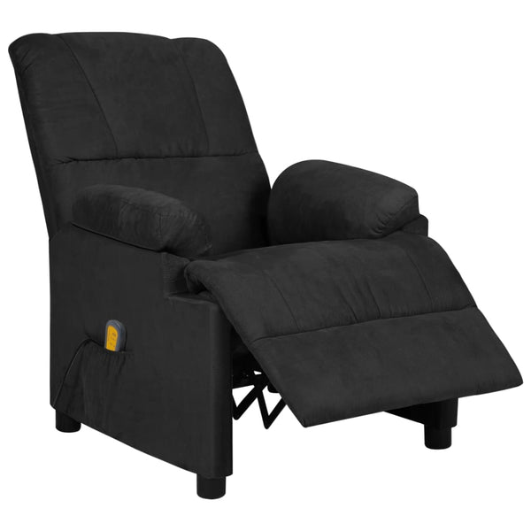 Massagesessel Schwarz mit Mikrofaser