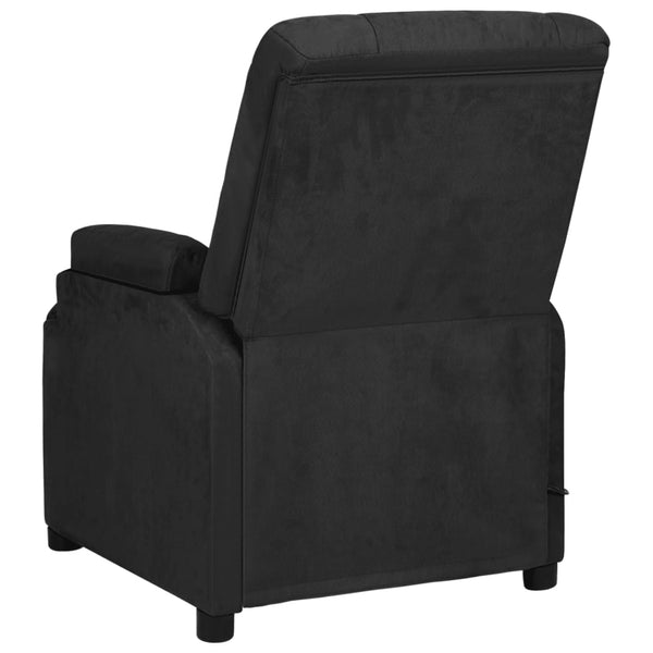 Massagesessel Schwarz mit Mikrofaser