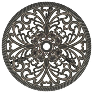 3-tlg. Bistro-Set Aluminiumguss Bronzen