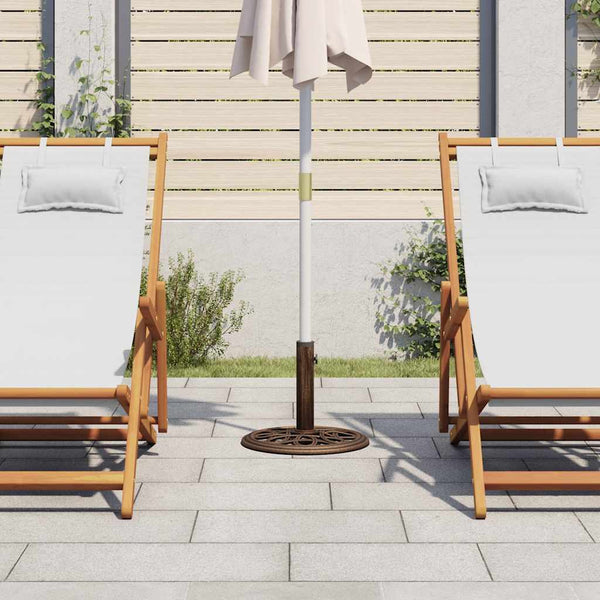 Sonnenschirmständer Bronzen 40x40x32 cm Gusseisen