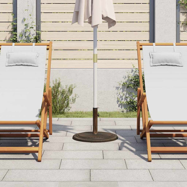 Sonnenschirmständer Bronzen 45x45x30 cm Gusseisen
