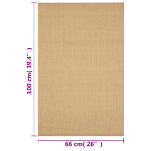 Teppich Natur Sisal 66x100 cm