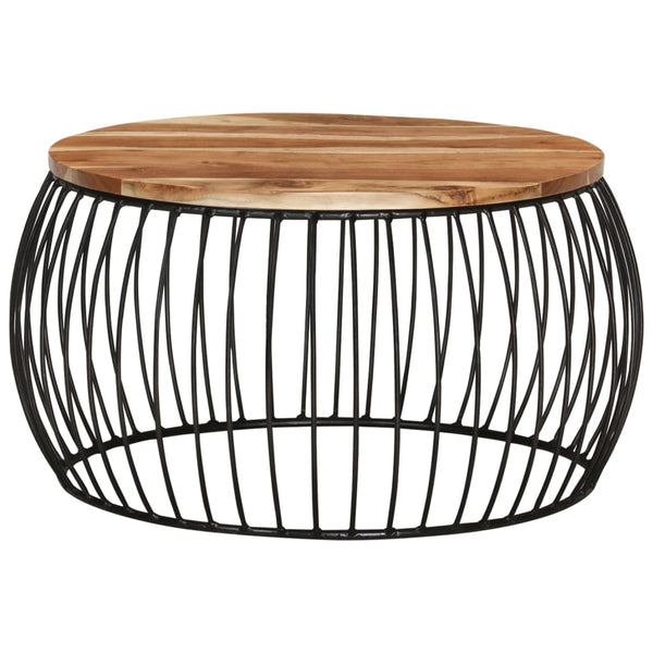 Akazienholz Couchtisch Ø68cm