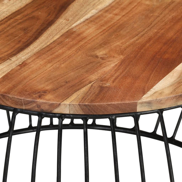 Akazienholz Couchtisch Ø68cm