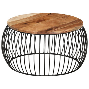 Akazienholz Couchtisch Ø68cm