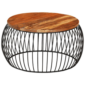 Couchtisch Altholz Massiv Ø68cm