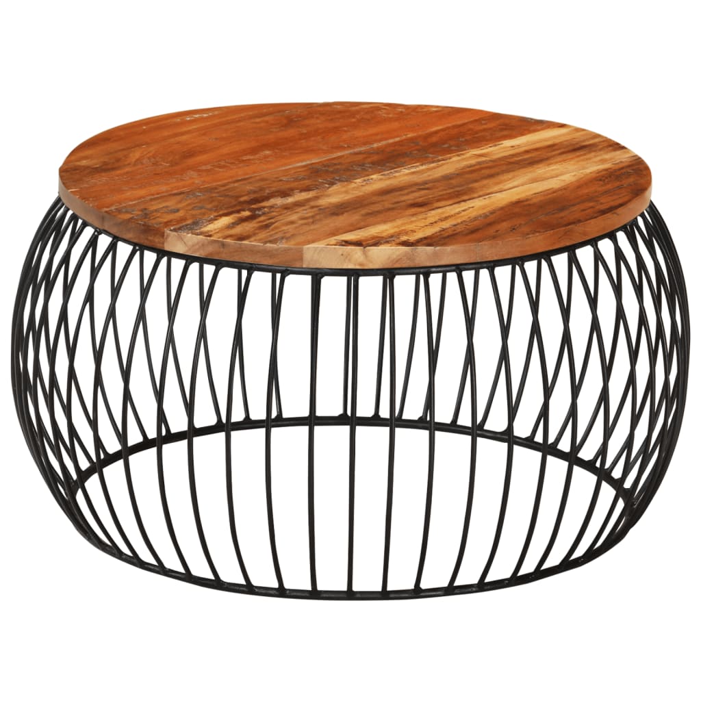 Couchtisch Altholz Massiv Ø68cm