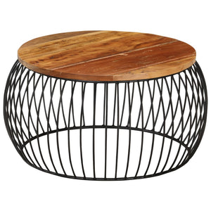 Couchtisch Altholz Massiv Ø68cm