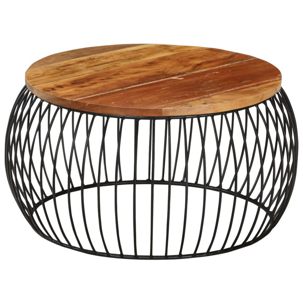 Couchtisch Altholz Massiv Ø68cm