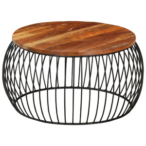 Couchtisch Altholz Massiv Ø68cm