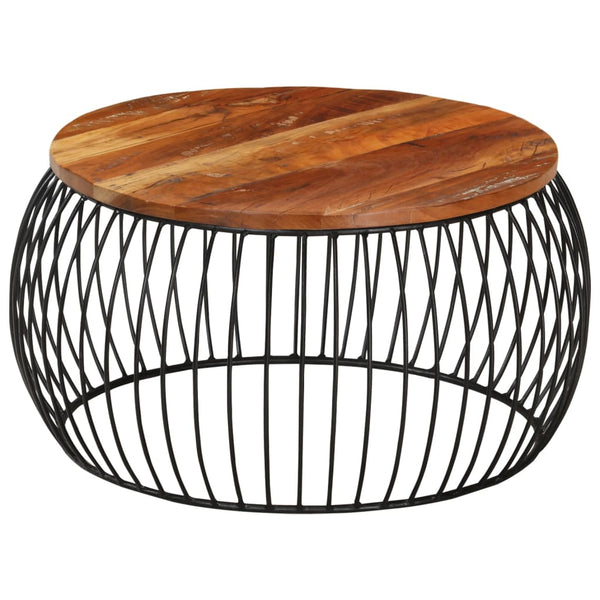 Couchtisch Altholz Massiv Ø68cm