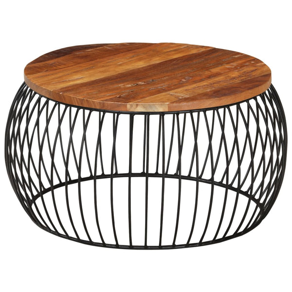 Couchtisch Altholz Massiv Ø68cm