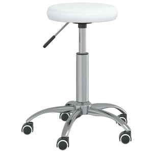 vidaXL Dining Chair White Faux Leather