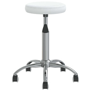 vidaXL Dining Chair White Faux Leather