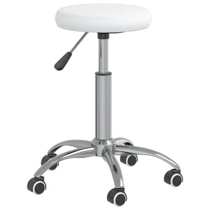 vidaXL Dining Chair White Faux Leather