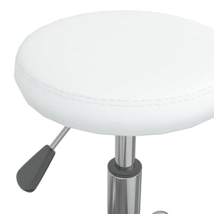 vidaXL Dining Chair White Faux Leather