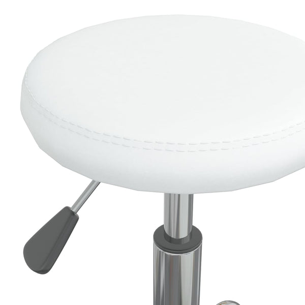 vidaXL Dining Chair White Faux Leather