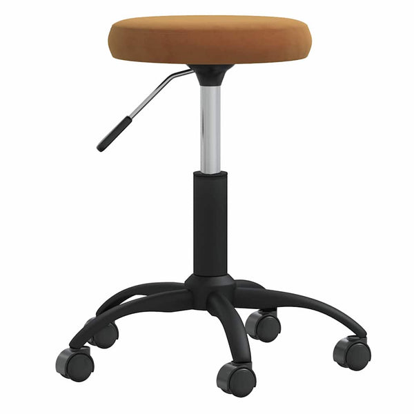 vidaXL Chaise de salle à manger marron velours