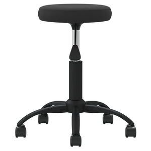 Massagehocker Samt Schwarz