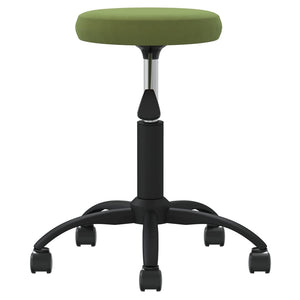 Massagehocker Samt Hellgrün