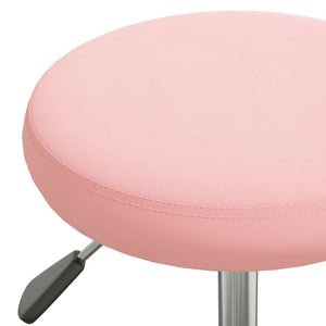 vidaXL Massage Stool Velvet Pink