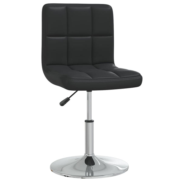 vidaXL Chaises de salle à manger 6 pcs Similicuir Noir