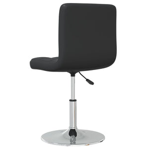 vidaXL Chaises de salle à manger 6 pcs Similicuir Noir