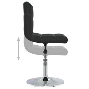 vidaXL Chaises de salle à manger 6 pcs Similicuir Noir