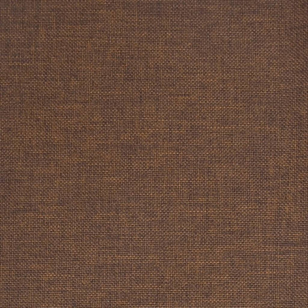 vidaXL Chaise de salle à manger pivotante en tissu marron