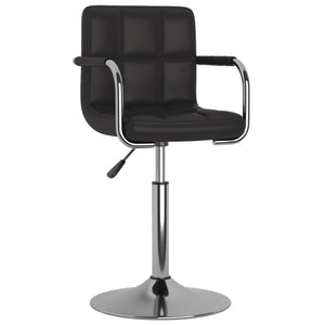 vidaXL Dining Chair Black Faux Leather