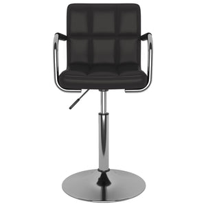 vidaXL Dining Chair Black Faux Leather