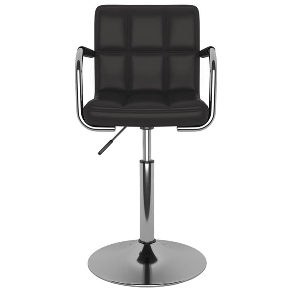 vidaXL Dining Chair Black Faux Leather