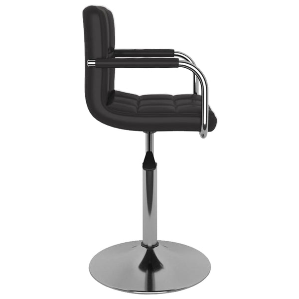 vidaXL Dining Chair Black Faux Leather