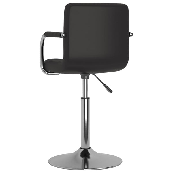 vidaXL Dining Chair Black Faux Leather