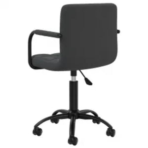 vidaXL Chaises de salle à manger pivotantes 6 pcs Velours noir