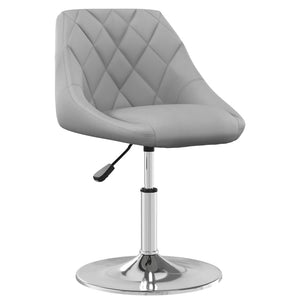 vidaXL Chaises de salle à manger 6 pcs pivotantes velours gris clair