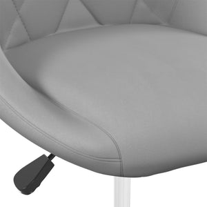 vidaXL Chaises de salle à manger 6 pcs pivotantes velours gris clair